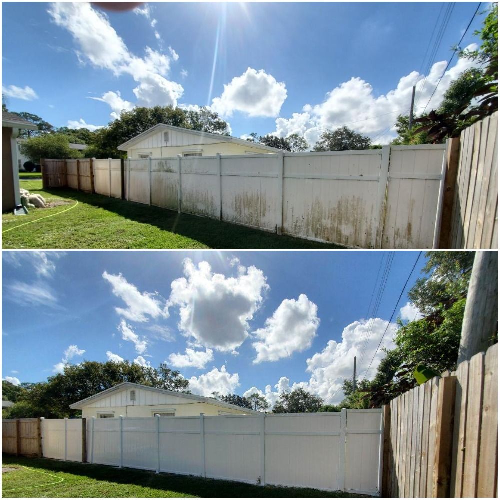 Vinyl Fence Cleaning in Rockledge, FL